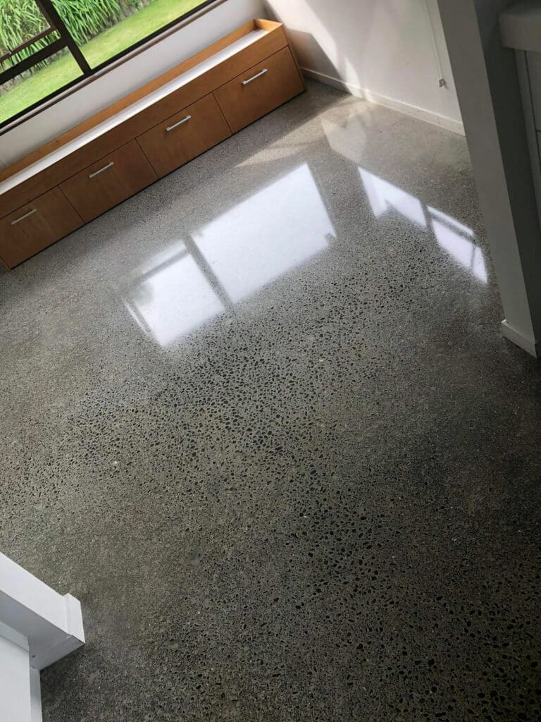 Residential polished concrete