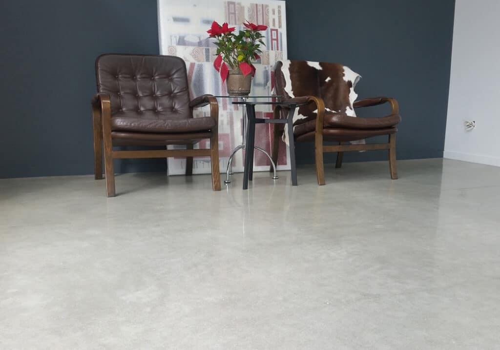 Residential polished concrete floors